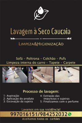 Lavagem à Seco em Estofados